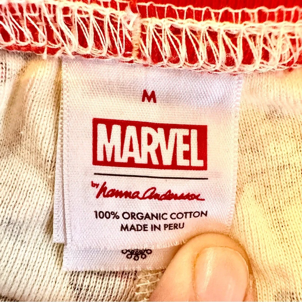 Hanna Andersson Marvel‎ Pajama Pants Kids M Organic Cotton Avengers Print